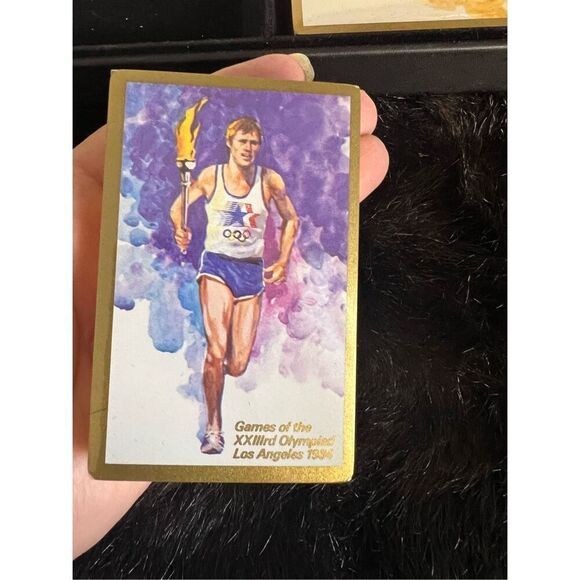 1984 Olympics Playing Card Set Two Packs Limited Edition Set Olympiad Gold Mint - Picture 8 of 9